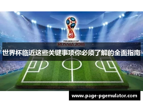 世界杯临近这些关键事项你必须了解的全面指南 世界杯临近这些关键事项你必须了解的全面指南